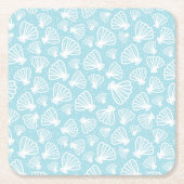 Summer Shell Pattern Kartonnen Onderzetters (Voorkant)