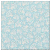 Summer Shell Pattern Stof (Close Up)