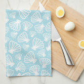 Summer Shell Pattern Theedoek (Quarter Fold)