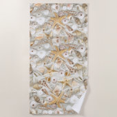 Summer Shells Beach Towel Strandlaken (Voorkant)