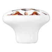 Summer Shells-patroon Keramische Knop (Zijkant)