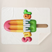 Summer  sherpa deken (Voorkant (horizontaal))