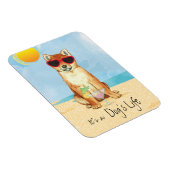 Summer Shiba Inu Magneet (Rechterzijde)