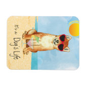 Summer Shiba Inu Magneet (Horizontaal)