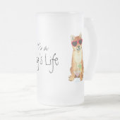 Summer Shiba Inu Matglas Bierpul (Voorkant rechts)