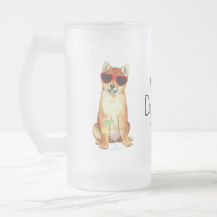 Summer Shiba Inu Matglas Bierpul