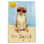 Summer Shiba Inu Medium Cadeauzakje (Voorkant)