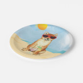 Summer Shiba Inu Papieren Bordje (Gekanteld)
