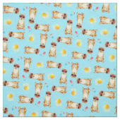 Summer Shiba Inu Stof (Swatch)