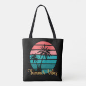 Summer Shore naar Surf Tote Bag (Achterkant)
