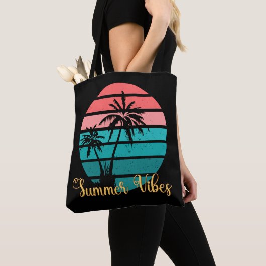 Summer Shore naar Surf Tote Bag (Dichtbij)