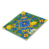 Summer, Siciliaanse tegels, majolica, Middellandse Tegeltje (Zijkant)