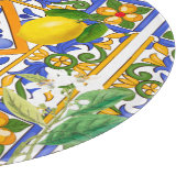 Summer ,Sicilian tiles ,citrus,oranges,majolica Snijplank (Hoek)
