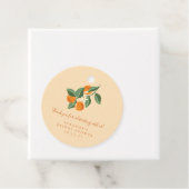 Summer  Sinaasappels Boho Custom Vrijgezellenfeest Bedankjes Labels (In situ)