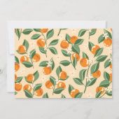 Summer Sinaasappels Boho Natuur Personalized Bedankkaart (Achterkant)