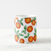 Summer Sinaasappels Citrus Waterverf Fruit Pattern Koffiemok (Center)