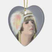 Summer Siren Heart Ornament (Links)