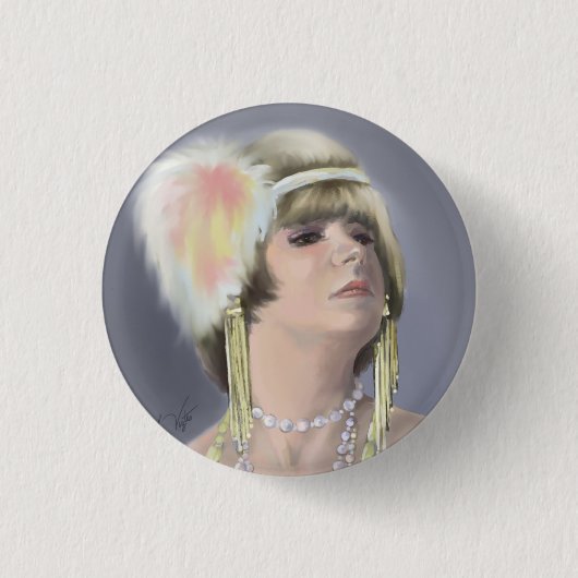 Summer Siren Portrait Button (Voorkant)