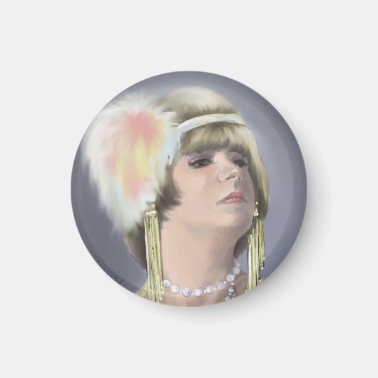 Summer Siren Portrait Magnet (Voorkant)