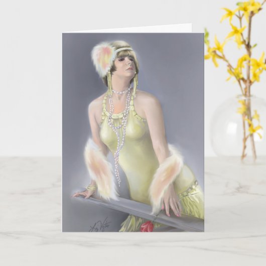 Summer Siren Wenskaart Kaart (Gele Bloem)