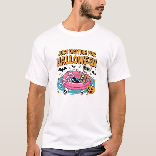 Summer Skeleton Craving Halloween T-shirt (Voorkant)
