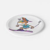Summer Skier Papieren Bordje (Gekanteld)