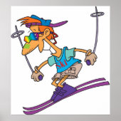 Summer Skier Poster (Voorkant)