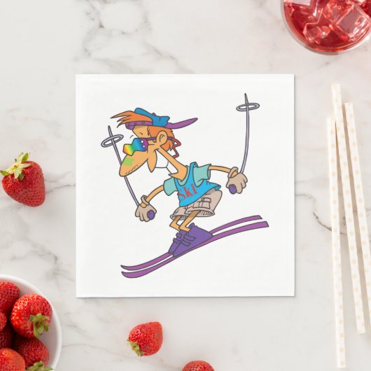 Summer Skier Servet (Insitu)