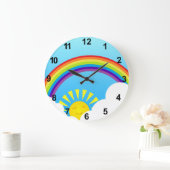 Summer sky grote klok (Huis)