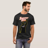 Summer Slam Burnout Champion Wrestling Style T-shirt (Voorkant volledig)