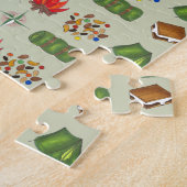 Summer Sleepaway Camp Camping Théle Puzzle Legpuzzel (Zijkant)