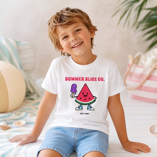Summer Slice Co Watermeloen Kinder T-shirt