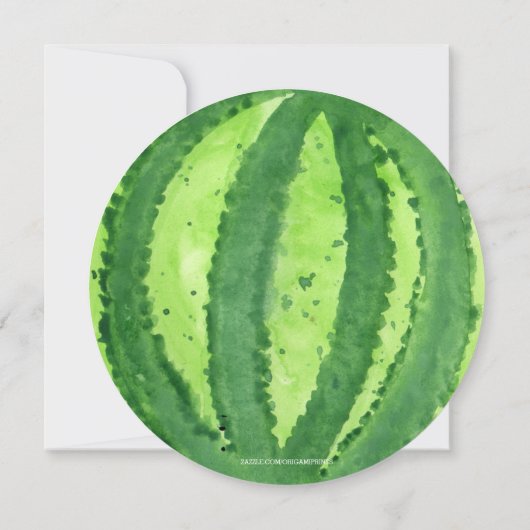 Summer Slice Invite Kaart (Achterkant)