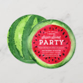 Summer Slice Invite Kaart (Voorkant / Achterkant)