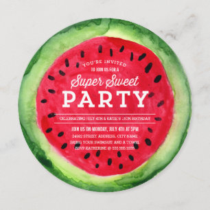 Summer Slice Invite Kaart