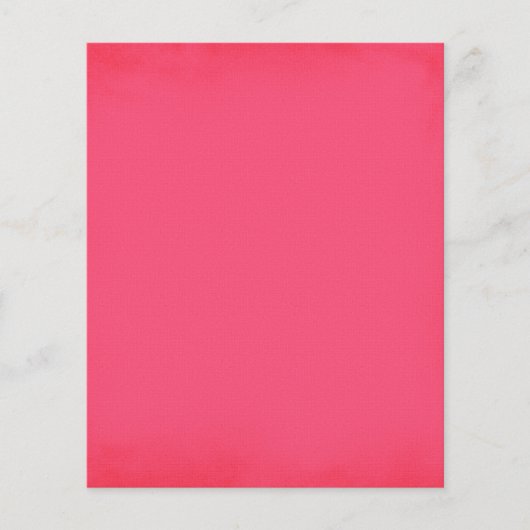 SUMMER SLURPIE STRAWBERRY HOT PINK BACKGROUND WALL FLYER (Voorkant)