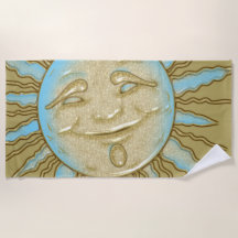 Summer Smiling Sun | Beach Towel