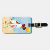 Summer Smooth Fox Terrier Bagagelabel (Voorkant horizontaal)