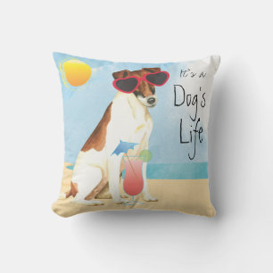 Summer Smooth Fox Terrier Buitenkussen
