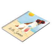 Summer Smooth Fox Terrier Notitieboek (Linkerzijde)