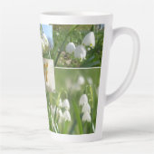 Summer Snowflakes Collage Latte Mug Mok (Rechts)