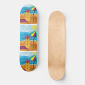 Summer Snowman - Kinder kunst voor CHOC Persoonlijk Skateboard (Voorkant)