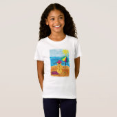 Summer Snowman - Kinder kunst voor CHOC T-shirt (Voorkant volledig)