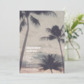 Summer Soiree Uitnodiging (Staand voorkant)