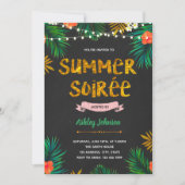 Summer Soiree-uitnodiging Kaart (Voorkant)