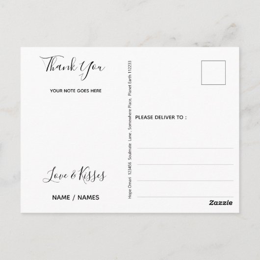 Summer Sol Mandala Dank je Briefkaart (Achterkant)