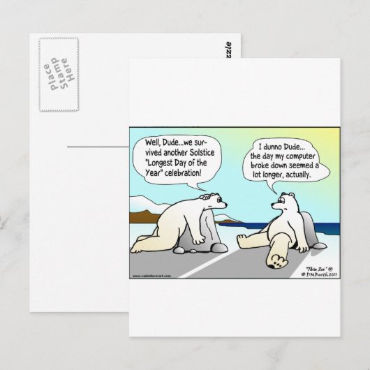 Summer Solstice Briefkaart (Voorkant / Achterkant)