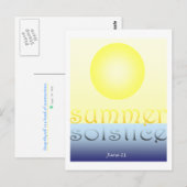 Summer Solstice Briefkaart (Voorkant / Achterkant)