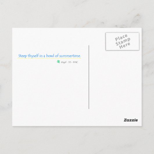 Summer Solstice Briefkaart (Achterkant)