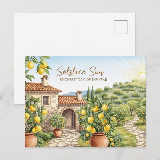 Summer Solstice Briefkaart (Voorkant / Achterkant)